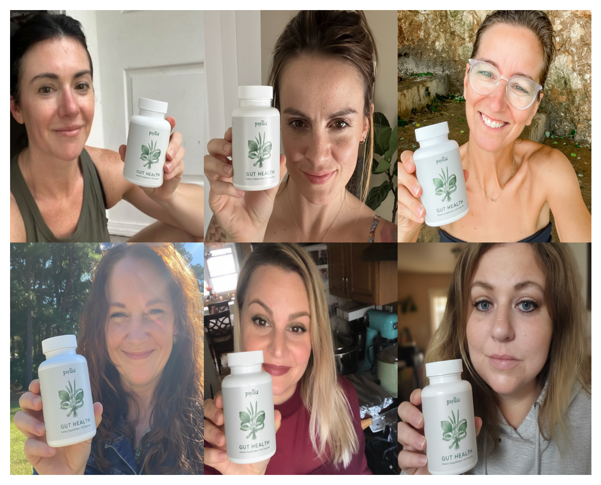 Happy Psyllia customers sharing their results